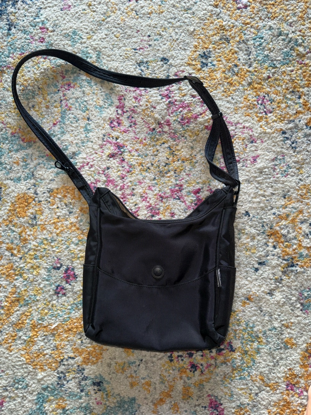Pacsafe Black Anti-Theft Shoulder Bag